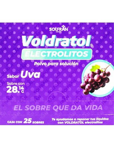 Voldratol electrolitos Orales Uva Sobre de...