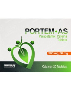 Portem AS Tabs 500mg/ 50mg C/20