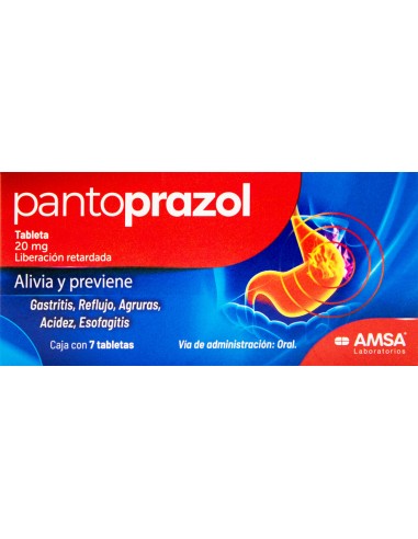 Pantoprazol Tabs. 20mg C/7 (Amsa)