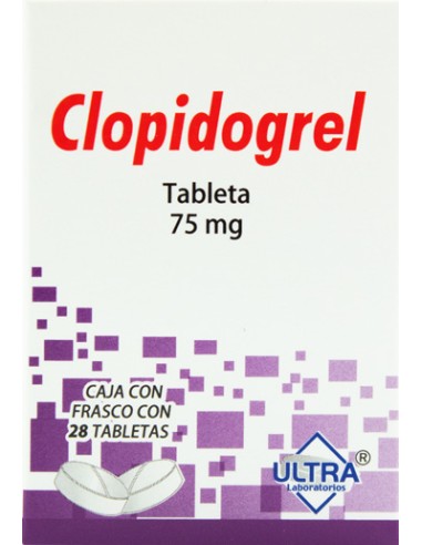 Clopidrogrel Tabs 75mg C/28 (Ultra)