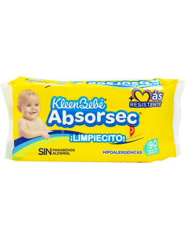 Toallitas Húmedas Absorsec C/90