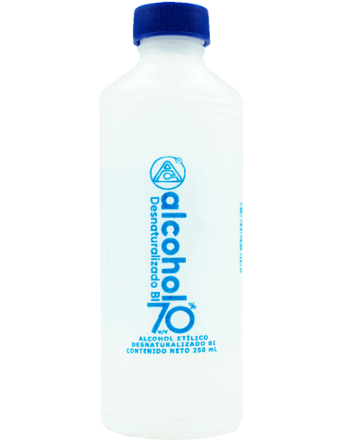 Alcohol 70° Fco 250mL AC
