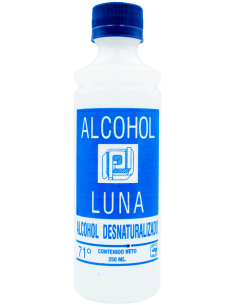 Alcohol 71° Fco 250mL Luna