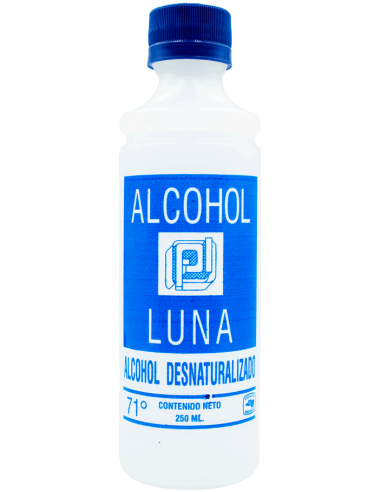 Alcohol 71° Fco 250mL Luna