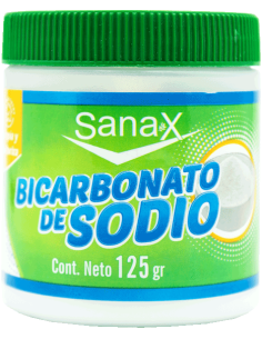 Bicarbonato de Sodio Polvo Fco 125g Sanax
