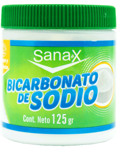 Bicarbonato de Sodio Polvo Fco 125g Sanax