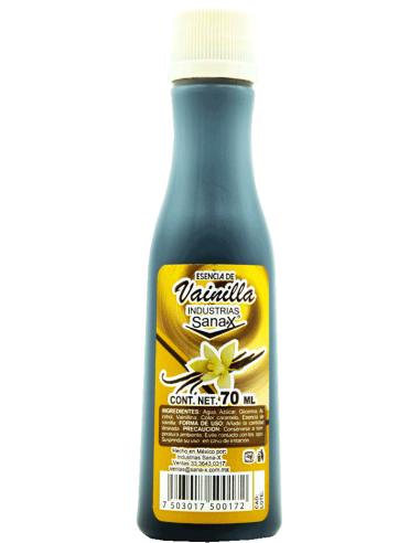 Escencia de Vainilla Fco 70mL Sanax