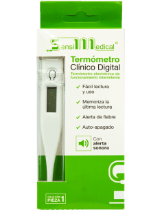 Termómetro Clínico Digital C/1 Sensimedical