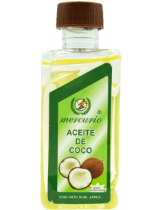 Aceite de coco Fco 50mL (Mercurio)