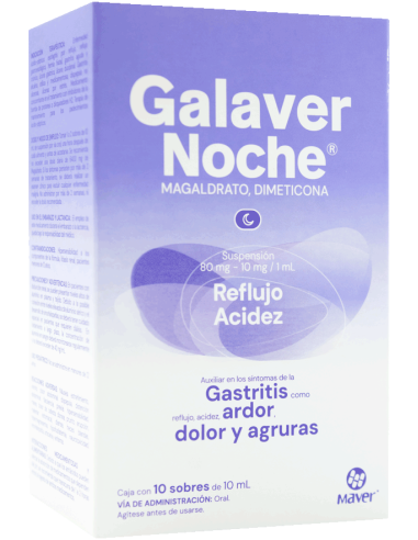 Galaver Noche Gel Sobres C/10