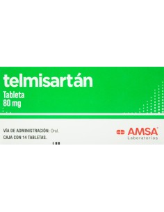 Telmisartán Tabs 80mg C/14 (Amsa)