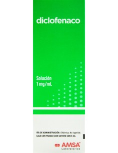 Diclofenaco Sol. Oftálmica Frasco de 5 ml 1 mg /ml  (Amsa)