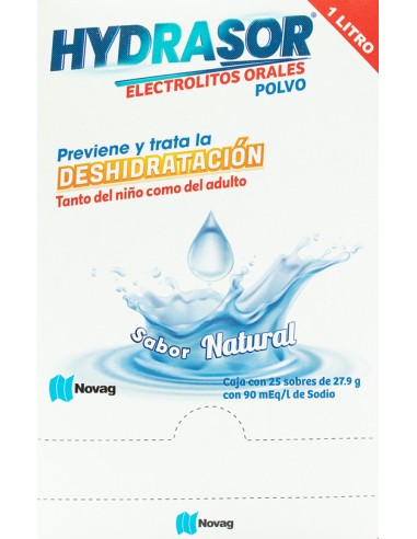 Hydrasor Natural Sobre 27.9g C/25