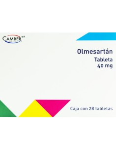 Olmesartán Tabs 40mg C/28 (Camber)