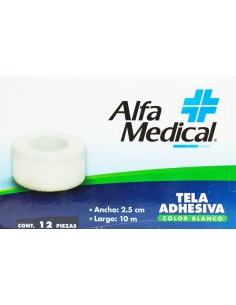 Tela Adhesiva 2.5cm x 10m C/1 (Alfa Medical)