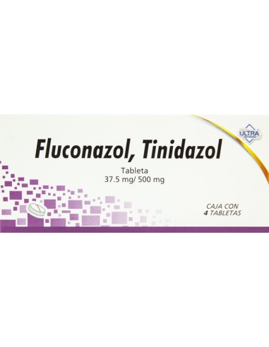 Fluconazol, Tinidazol Tabs 37.5mg/ 500mg C/4...
