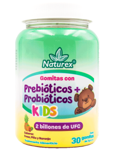 Prebióticos, Probióticos Kids Gomitas C/30 (Naturex)