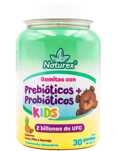 Prebióticos, Probióticos Kids Gomitas C/30 (Naturex)