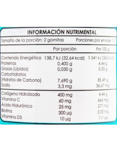 Ácido Hialurónico, Colágeno, Biotina Gomitas C/30 (Naturex) 2
