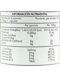 Carnitina +B Caps C/30 2