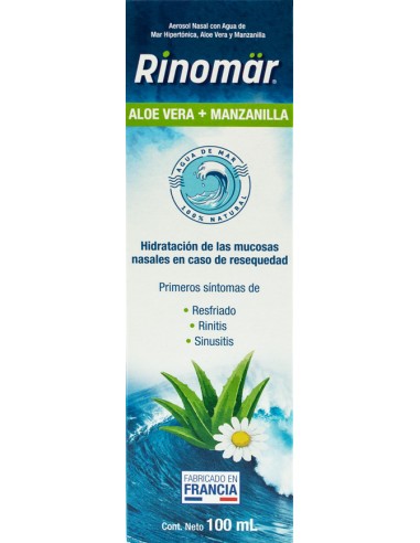 Rinomar Aloe Vera, Manzanilla Fco 100mL