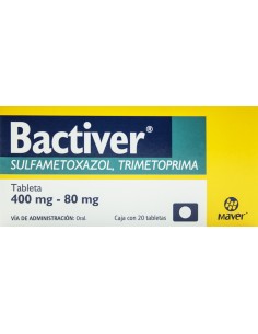 Bactiver Tabs 400mg/ 80mg C/20