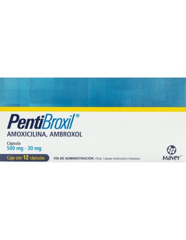 Pentibroxil Caps 500mg / 30mg C/12