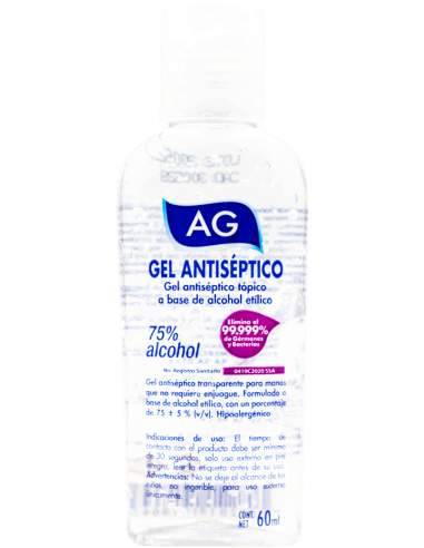 Gel Antibacterial Fco 60mL (AG)