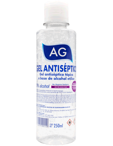 Gel Antibacterial Fco 250mL (AG)