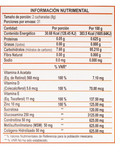 G-FX Polvo Fco 250g