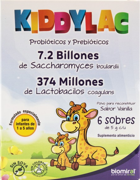 Kiddylac Sobres C/6