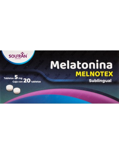 Melatonina Sl Tabs 5mg C/20 (Solfran)
