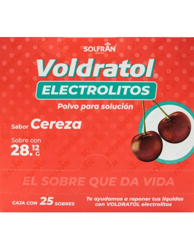 Voldratol electrolitos Orales Cereza Sobre de...