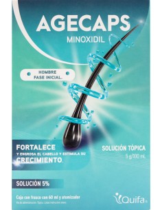 Agecaps Sol. Topica 5% Hombre Fco. 60mL