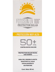 Fotosun UV 100 Facial FPS50+ Fco 60mL