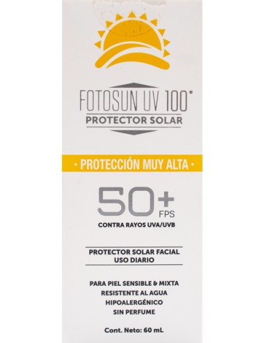 Fotosun UV 100 Facial FPS50+ Fco 60mL