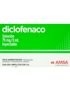 Diclofenaco Sol. Iny. C/2 Amp. 75 mg (Amsa)