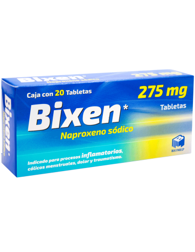 Bixen Tabs. 275 mg C/20