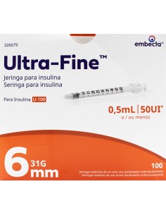Jeringa BD 0.5mL 31Gx6mm C/1 (Embecta)