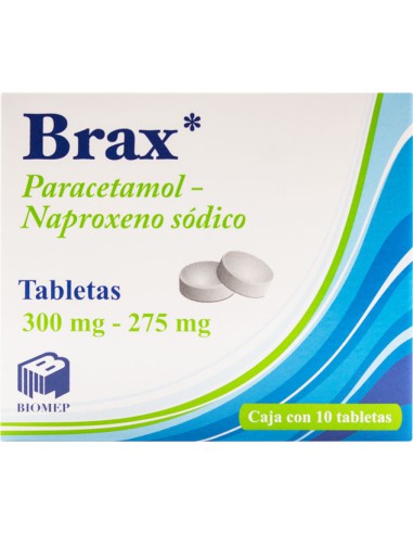 Brax Tabs. 300 mg / 275 mg C/10