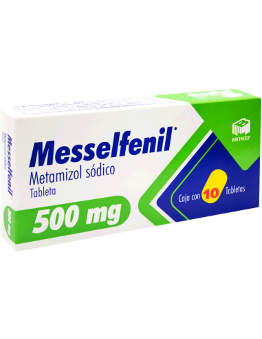 Messelfenil Comp. 500 mg C/10