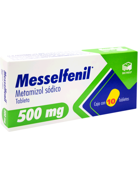 Messelfenil Comp. 500 mg C/10