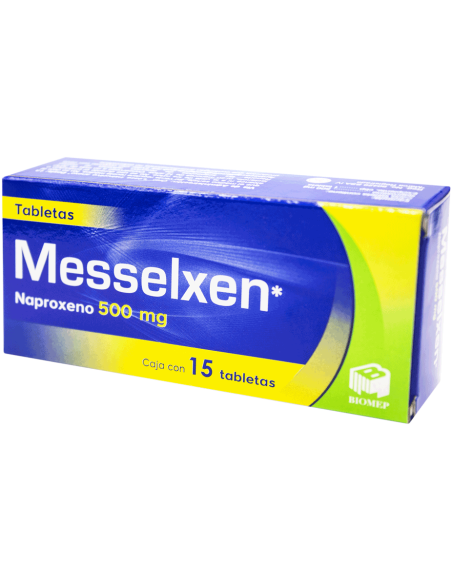 Messelxen Tabs. 500 mg C/15