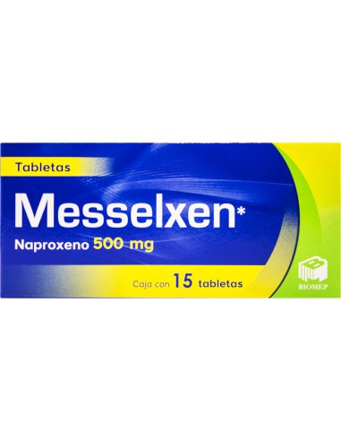 Messelxen Tabs. 500 mg C/15