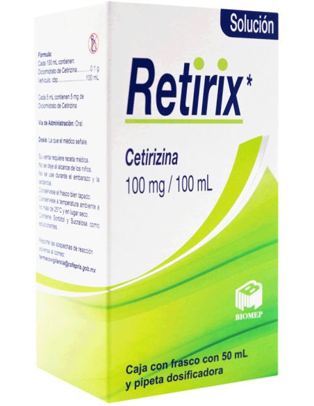 Retirix Sol. 100mg Fco. 50mL