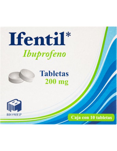 Infentil Tabs. 200 mg C/10
