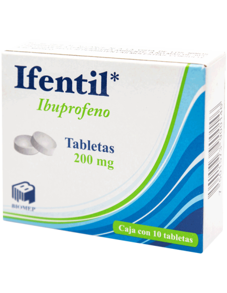 Infentil Tabs. 200 mg C/10