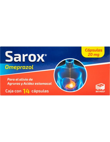 Sarox Caps. 20 mg C/14
