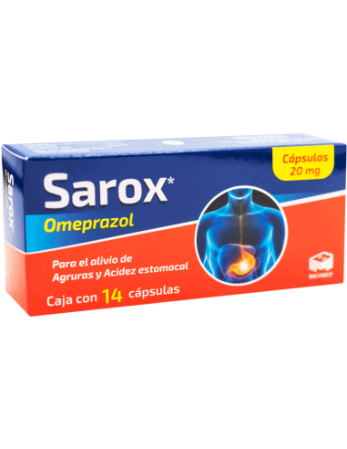 Sarox Caps. 20 mg C/14