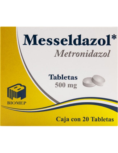Messeldazol Tabs. 500 mg C/20